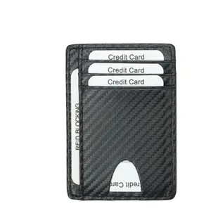 Super Slim Soft Simple Design Cross Board Hot Sell Leather Mini Credit Card Cash Purse Card Holders Men Wallet