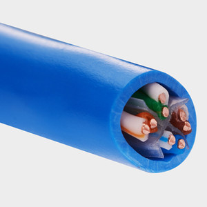 Sólido PE aislado 300m Cat6 utp cable de red de rojo Cat6 de cobre desnudo 0,55mm BC 23awg PVC Router Modem Lead - Product Image 2