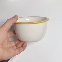 Vente en gros de style coréen dessin animé mignon 4.5 pouces bol en céramique dessert saladier bol pour enfants