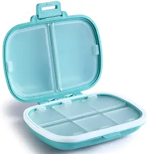 Kotak penyimpanan portabel grosir tempat pil obat perjalanan 7 hari tempat pil Organizer Kasus