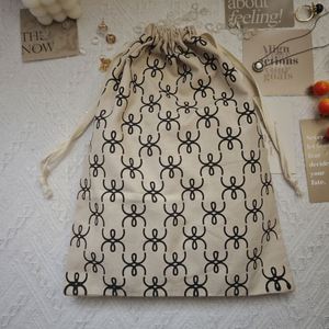 Bolsa de algodón personalizable con cordón para joyería, embalaje de regalo, bolsa antipolvo para ropa y dijes - Product Image 4