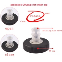Gourde souple pliable écologique pour enfants, personnalisable avec logo, 150 ml, 300 ml, 500 ml, réutilisable, en TPU, pour le sport et la course en extérieur