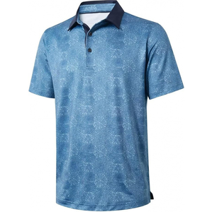 Camiseta Polo de Alta Calidad, Transpirable, de Tela Suave, con Patrón Personalizable, Venta al Por Mayor para Uso Diario, Casual y de Negocios - Product Image 5