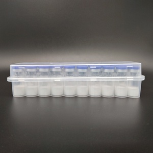 Caja de Almacenamiento para Viales de Plástico de 3 ml y 24 Celdas, Organizador de Muestras de Alta Capacidad para Laboratorios Farmacéuticos e Instalaciones de Investigación Cosmética - Product Image 6