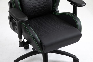 Cojines de espuma de alta densidad de cuero sintético multicapa Razers <span class=keywords><strong>Iskur</strong></span> Gaming Chair Game Chair con cojín para la cabeza de espuma viscoelástica - Product Image 3