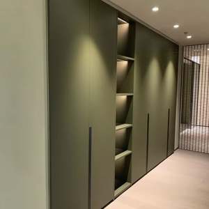 Multifunctional Living Room Furniture Wardrobe with Built-In <b>Mirror</b> and Shoe <b>Storage</b> Made of Melamine Wood for Home Use - Product Image 1