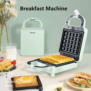 Máquina Eléctrica para Hacer Sándwiches y Waffles, Tostadora para Desayunos, Uso Doméstico, Gran Venta - Product Image 2