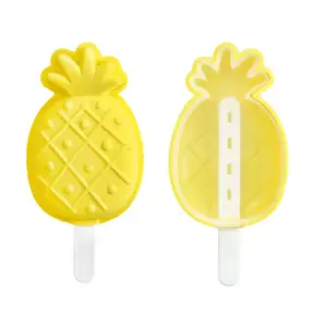 Food grade silicone ice cream pop maker with Plastic Sticks Ice Pop mold ice Popsicle Molds