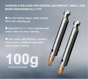 เครื่องเชื่อมไฟเบอร์เลเซอร์แบบมือถือ 600W รุ่นพกพาขนาดเล็ก ใหม่ ยี่ห้อ Yihai รับประกัน 2 ปี ระบายความร้อนด้วยอากาศ กำลังสูงสุด 600W - Product Image 2