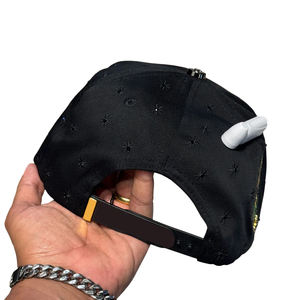 Casquette San Judas Tadeo de style nouveau et luxueux, broderie 3D, croix en métal, strass, patch en métal, logo personnalisé, casquette en daim religieuse Tadeo - Product Image 4