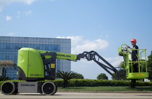 Plataforma Elevadora Móvil Zoomlion de 12m ZA12RJE-V/ZA10RJE, Elevador Articulado Eléctrico Pequeño con Rotación de Pluma en Venta - Product Image 2