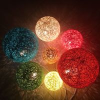 Lustres en rotin et chanvre pas chers, abat-jour créatif en bambou, lanterne artistique, lampe suspendue en rotin