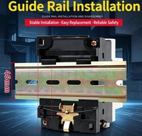 Disjoncteur de protection moteur DZ108-20/32/63 MPCB, protection contre les surcharges et les courts-circuits, montage sur rail DIN, interrupteur de protection moteur