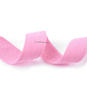 Nastro in cotone 100% per borse, rotoli di nastro in cotone twill, nastro a spina di pesce, fettuccia in cotone twill intrecciato per manici di borse - Product Image 5