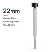 Forets Forstner industriels extra longs de 22 mm et 25 mm à pointe en carbure pour le perçage du bois, coupe-trous OEM ODM pour le perçage de meubles et d'armoires
