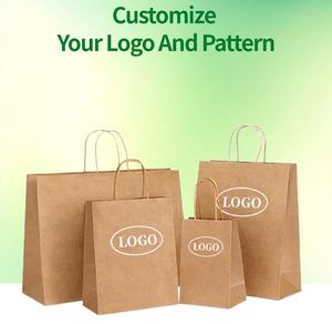 Bolsa de Papel Kraft al por Mayor con Fondo Cuadrado para Pastel, Bolsa de Regalo de Papel de Lujo con Forma Cuadrada para Ramos de Flores - Product Image 6