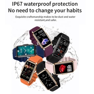 Montre Connectée Gh80 Fréquence Cardiaque Pression Artérielle Sportive Akilli Saat Horloge Fitness Traceur d'Activité Full Touch Bracelet Intelligent - Product Image 2