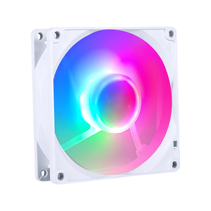 QiuzAim Computer CPU <span class=keywords><strong>Fan</strong></span> <span class=keywords><strong>4</strong></span> <span class=keywords><strong>Pin</strong></span> <span class=keywords><strong>Pwm</strong></span> 3 <span class=keywords><strong>Pin</strong></span> 90mm LED Iluminado Silencioso PC Enfriador de aire Refrigeración <span class=keywords><strong>RGB</strong></span> Alto Volumen de viento 9cm Ventiladores - Product Image 3