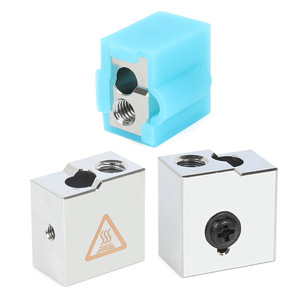 Bloque de Calentamiento 3DSWAY E3D de Aluminio de 30g para Impresora 3D con Funda de Silicona - Product Image 3