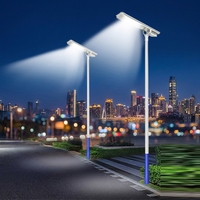 Tiang Lampu Jalan Tenaga Surya Galvanis Celup Panas Berbentuk Meruncing 6m 8m 10m 12m Dengan Lengan