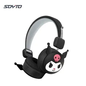 Shuoyin 807L sanrio my melody kuromi kromi cute mario wireless headset headphones audifonos auriculares sanrio kuromi for girls