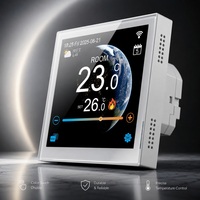 Termostato Flexible Premium SS600H con Gestión por Aplicación Tuya, Calefacción por Suelo Radiante Eléctrica de 16A para Uso en Hoteles/Apartamentos, Eficiente Energéticamente, OEM