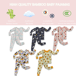 <span class=keywords><strong>Pigiami</strong></span> personalizzati per bambini <span class=keywords><strong>pigiami</strong></span> di bambù per bambini e bambine primavera autunno Casual set di 2 pezzi <span class=keywords><strong>pigiami</strong></span> di bambù realizzati per bambini sensibili - Product Image 2