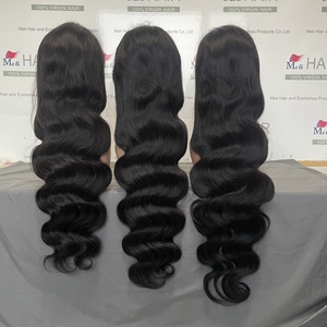 Peluca de Cabello Humano Remy con Frente de Encaje Transparente 13x6 de Alta Densidad 200% para Mujeres Afroamericanas, Ondulado - Product Image 4