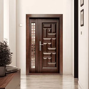 Porte de sécurité Sofia avec motif indien, anti-effraction, ouverture latérale, porte complète pour usage résidentiel - Product Image 2