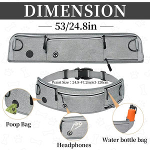 Accessoires pour animaux de compagnie, laisse de luxe pour chien et collier réglable, durable, 100% nylon respirant, motif de lettres, rubans réfléchissants, utilisation en extérieur - Product Image 4