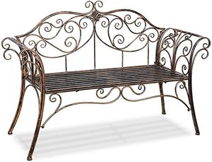 Zhongpin <span class=keywords><strong>Garden</strong></span> Supplies Vintage Antique Bronze Rocking Entrance Modern Led Outdoor Wedding Horse <span class=keywords><strong>Metal</strong></span> <span class=keywords><strong>Garden</strong></span> Banco al aire libre - Product Image 2