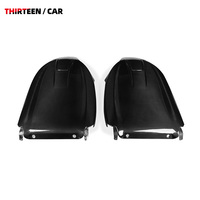 Pour BMW M3 G80 X3M X4M F97 F98 M8 F91 F93 – Cache de dossier de siège arrière en fibre de carbone sèche, remplacement 2 pièces, performance intérieure