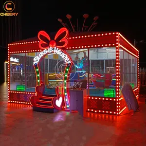 Christmas fairground attraction shopping mall kiddie rides happy spray balls track train for sale