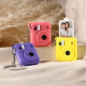 Popular UV Printed Waterproof Plastic PVC <b>Cartoon</b> <b>Camera</b> Keychain Holds Small Photos Customizable Breathable Lightweight - Product Image 1