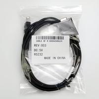 SOTESIN kabel pemindai kode batang, 2M kabel seri RS232 untuk Zebra LI3608-SR LI3678-SR DS3608-HP DS3678-DP VCC 5V