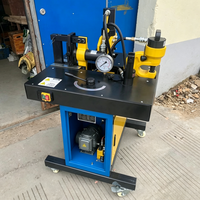 Machine multifonctionnelle de traitement des barres de cuivre : découpe, poinçonnage, pliage – Machine trois-en-un pour la fabrication de barres de cuivre et d'aluminium