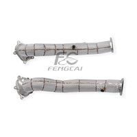 Tuyau d'échappement sport haute performance pour Audi RS6 RS7 S6 S7 4.0T en acier inoxydable T304, collecteur direct, amélioration de puissance pour la course