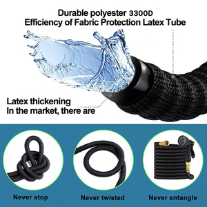 Magic Black with 10 Functions 3x Expansion Tpe & Latex Material Not Easily Broken Widely Used <b>Spray</b> Nozzles - Product Image 2