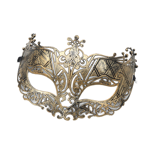 Maschera per Occhi Arancione per Halloween, Carnevale, Feste in Maschera, in Plastica <span class=keywords><strong>Nera</strong></span> Riutilizzabile, Mezza Faccia, Leggera per Occasioni all'Aperto - Product Image 2