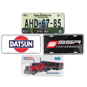 السوق الأمريكية عالية الجودة المسلسل النقش لوحة رقم السيارة اللكم - Product Image 1