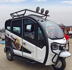 Venta directa de fábrica Nuevo diseño Camioneta eléctrica para adultos Tipo de tres ruedas Triciclos cerrados de transporte certificado EEC para pasajeros - Product Image 2