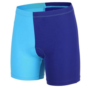 Pantalones Cortos de Ciclismo para Mujer, Cintura Media, para Bicicleta de Montaña, Poliéster, Impermeables, Cierre de Cremallera, Secado Rápido, Ajuste Deportivo, Tejido con Impresión por Transferencia de Calor - Product Image 1