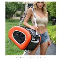 Sac à dos de transport pour animaux de compagnie 3 en 1, sac à bandoulière respirant et portable pour chat et chien, détachable pour les promenades en plein air et les visites chez le vétérinaire