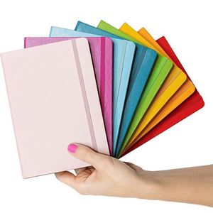 สมุดบันทึกปกแข็งหนัง PU ขนาด A5 100 แผ่น แบบมีเส้นบรรทัด พิมพ์ลายดิจิทัลตามสั่ง ได้รับการรับรองมาตรฐาน BSCI สำหรับนักเรียน - Product Image 3