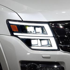 For Pajero V97 V87 V93 2009-2021 <b>Headlight</b> Assembly Modification Full <b>LED</b> 12V Running Water Steering 12v <b>LED</b> <b>Headlight</b> Assembly - Product Image 2