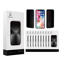 Protection d'écran en verre anti-poussière ESD à 28 degrés avec confidentialité pour iPhone 17 16 15 14 13 12 11 Pro Max Plus X Series