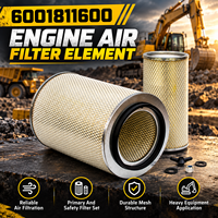 Komatsu 600-181-1600 Rakitan Filter Udara Mesin Efisiensi Tinggi untuk Sistem Asupan Udara Diesel Peralatan Berat