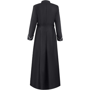 <span class=keywords><strong>Traje</strong></span> <span class=keywords><strong>de</strong></span> Sacerdote Medieval, Túnica <span class=keywords><strong>de</strong></span> Clero, Atuendo para Exhibición y Actuación, Cuello Alto <span class=keywords><strong>de</strong></span> Sacerdote - Product Image 2