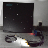 Panneau de plafond étoile à fibres optiques scintillantes Panneaux de plafond Starlight Panneau de fibres de polyester pour plafond de cinéma maison