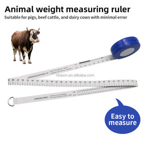 Ruban de mesure du poids du bétail avec enroulement automatique, nouvelle règle de mesure du poids des animaux pour les porcs, les vaches et les bovins - Product Image 2